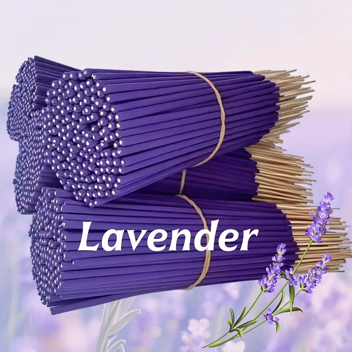 Smokeless Incense Stick - Varillas de Incienso de Lavanda Premium