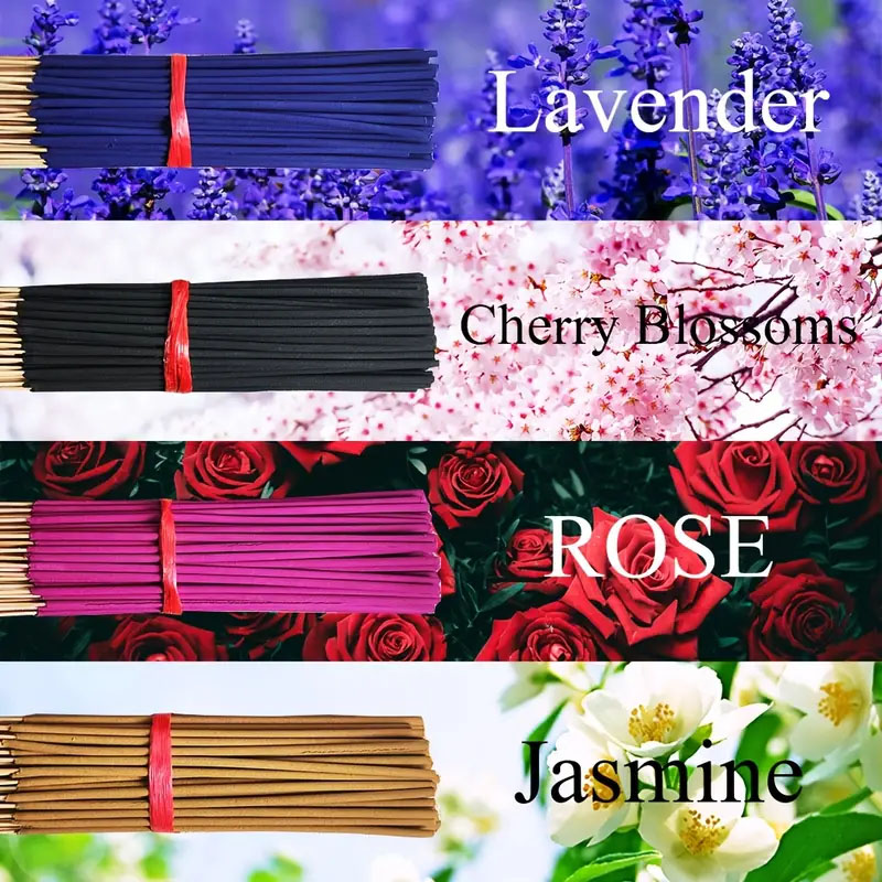 Smokeless Incense Stick - 80/200 varillas de incienso natural: decoración
