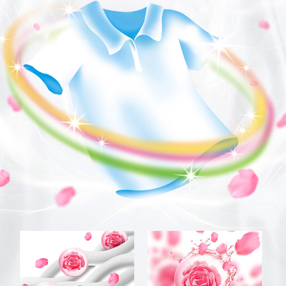 Scent Booster Bead - 100 Cápsulas de Detergente Líquido Antiestáticas,