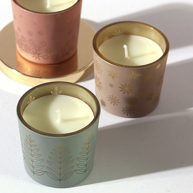 Home Fragrance Candles - Velas de cerámica coloridas, tazas de