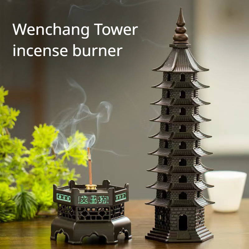 Home Fragrance Candles - Wenchangta-Quemador de incienso de alambre, soporte