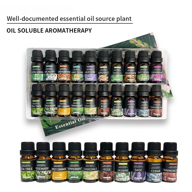 Home Fragrance Jasmine Diffuser - Juego de 20 Aceites Esenciales para
