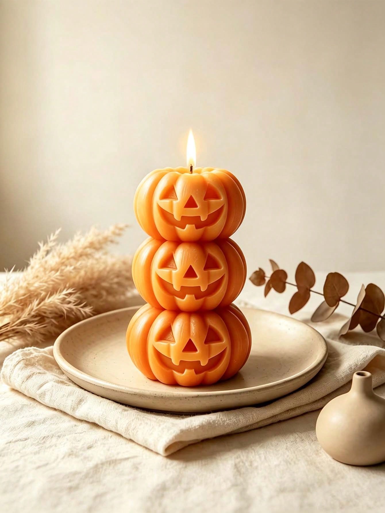 Home Fragrance Candles - 1 vela de Halloween con forma