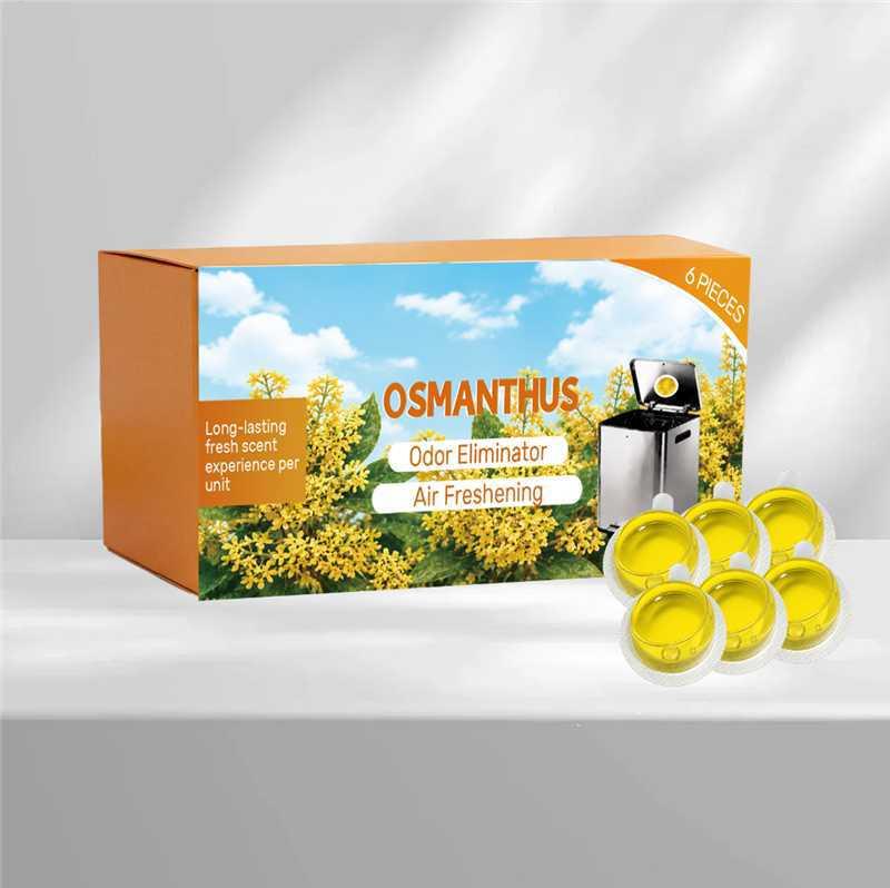 Home Fragrance Gel - Ambientador para Basurero, 6 Piezas/Juego, Gel