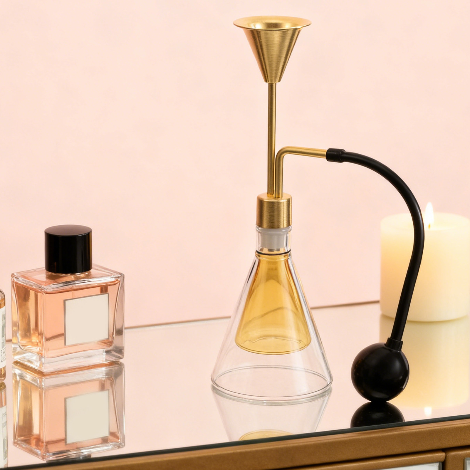 Frasco de vidrio de doble pare - Home Fragrance Essential Oils reseña y precio