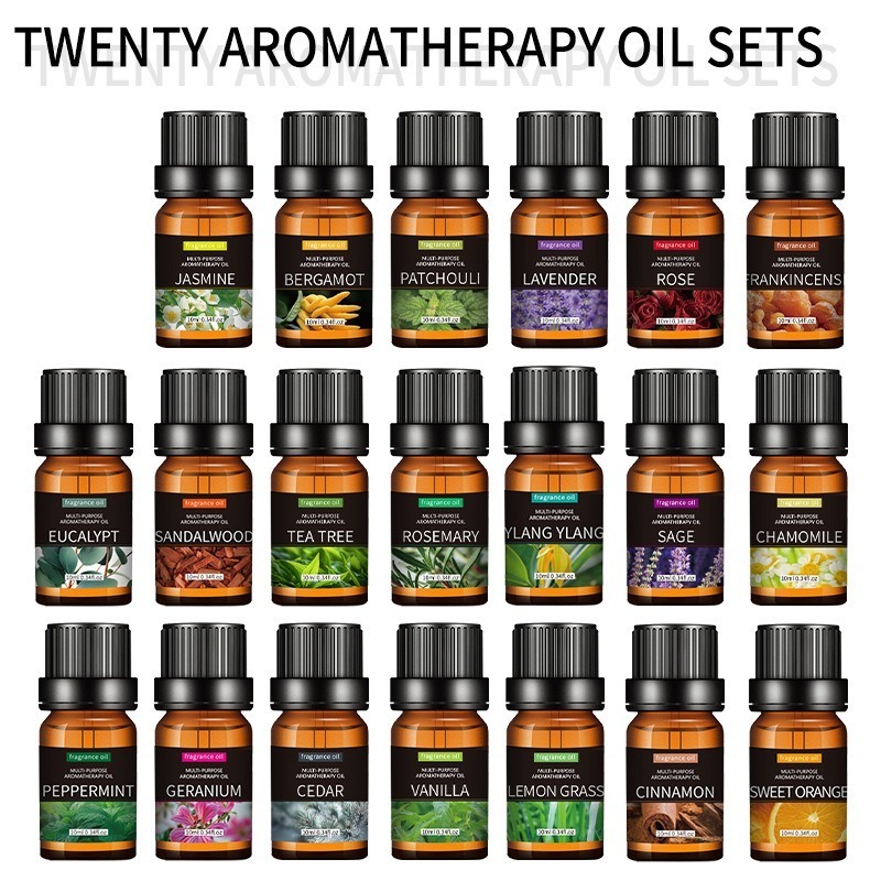 Juego de 20 Aceites Esenciales - Home Fragrance Jasmine Diffuser reseña y precio