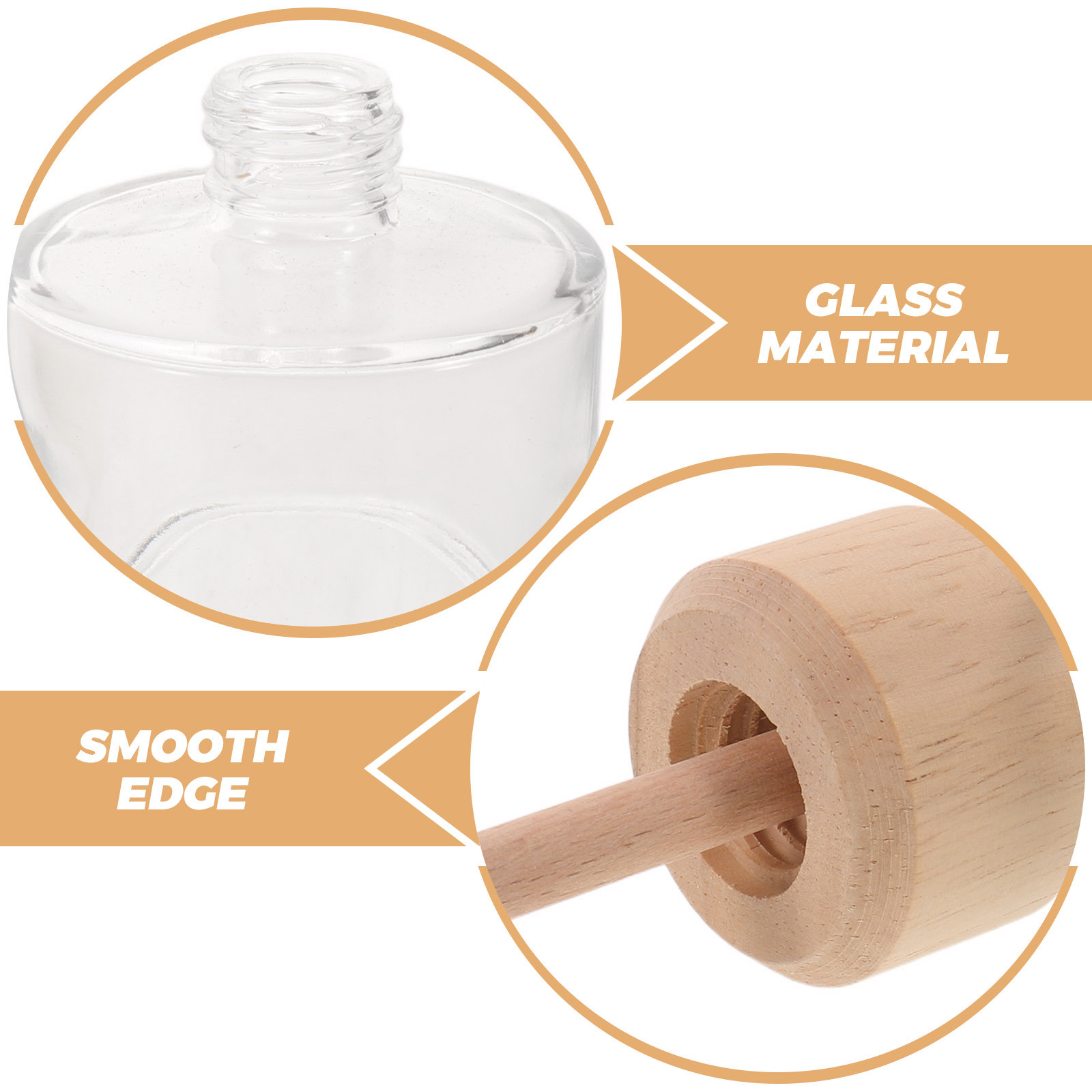 2 Botellas de Vidrio Transpare - Home Fragrance Essential Oils reseña y precio