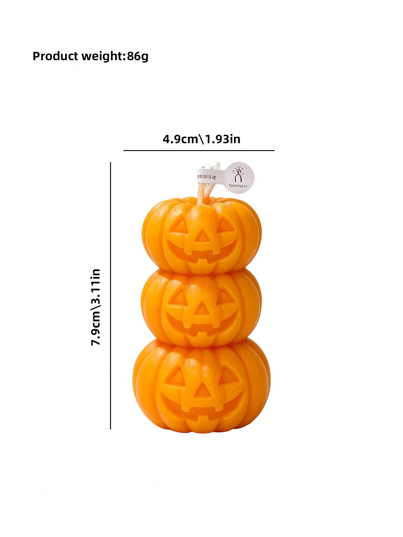 1 vela de Halloween con forma  - Home Fragrance Candles reseña y precio