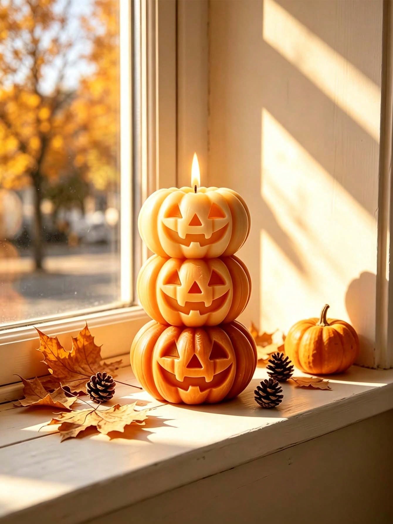 1 vela de Halloween con forma  - Home Fragrance Candles reseña y precio