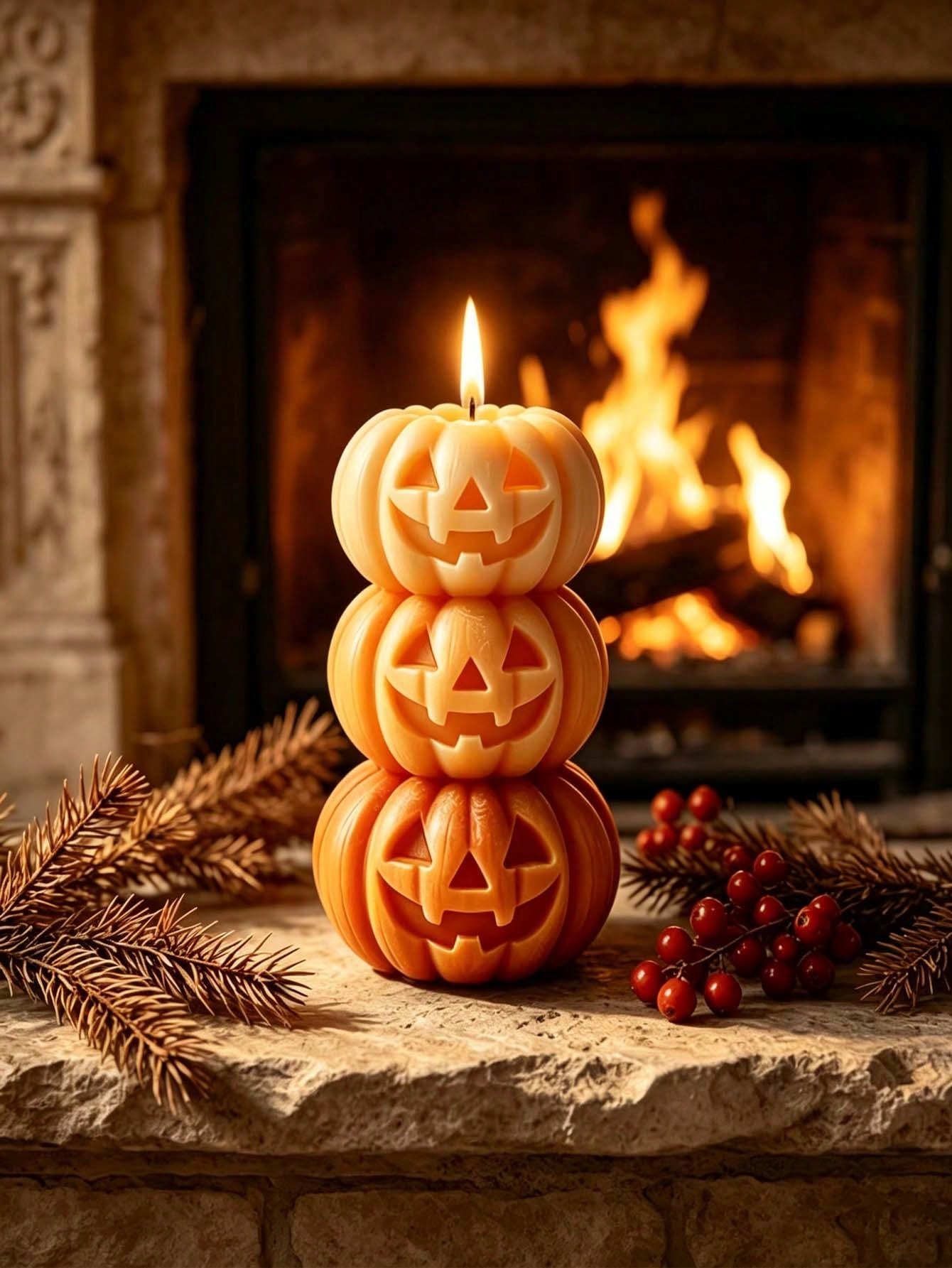 1 vela de Halloween con forma  - Home Fragrance Candles reseña y precio