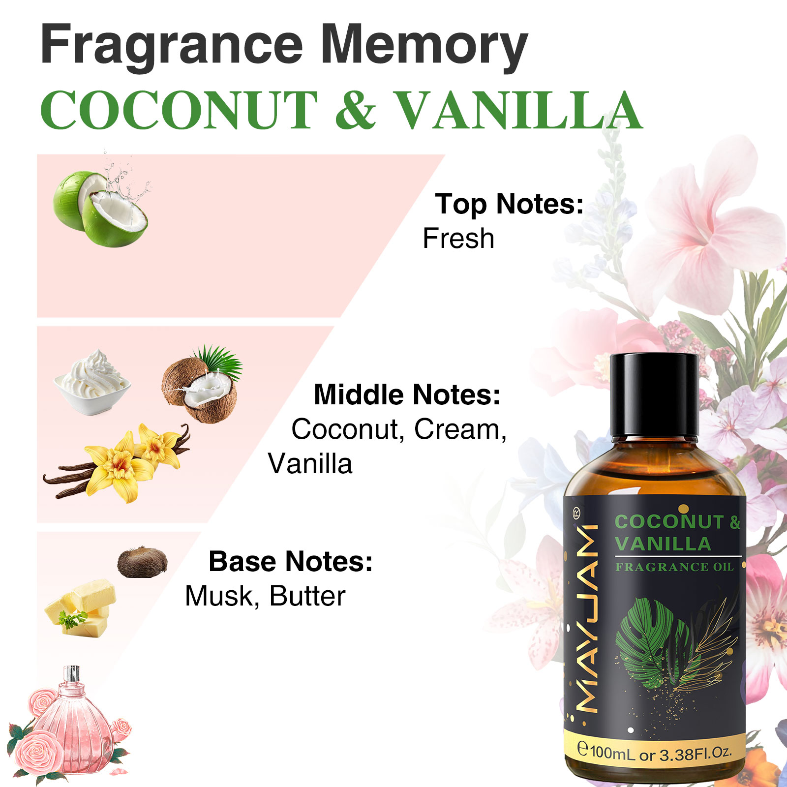 MAYJAM-aceite esencial de arom - Home Fragrance Reed Diffuser reseña y precio